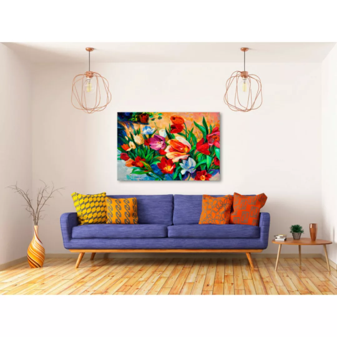 Leinwandbild Art of Colours: Tulips XXL günstig online kaufen