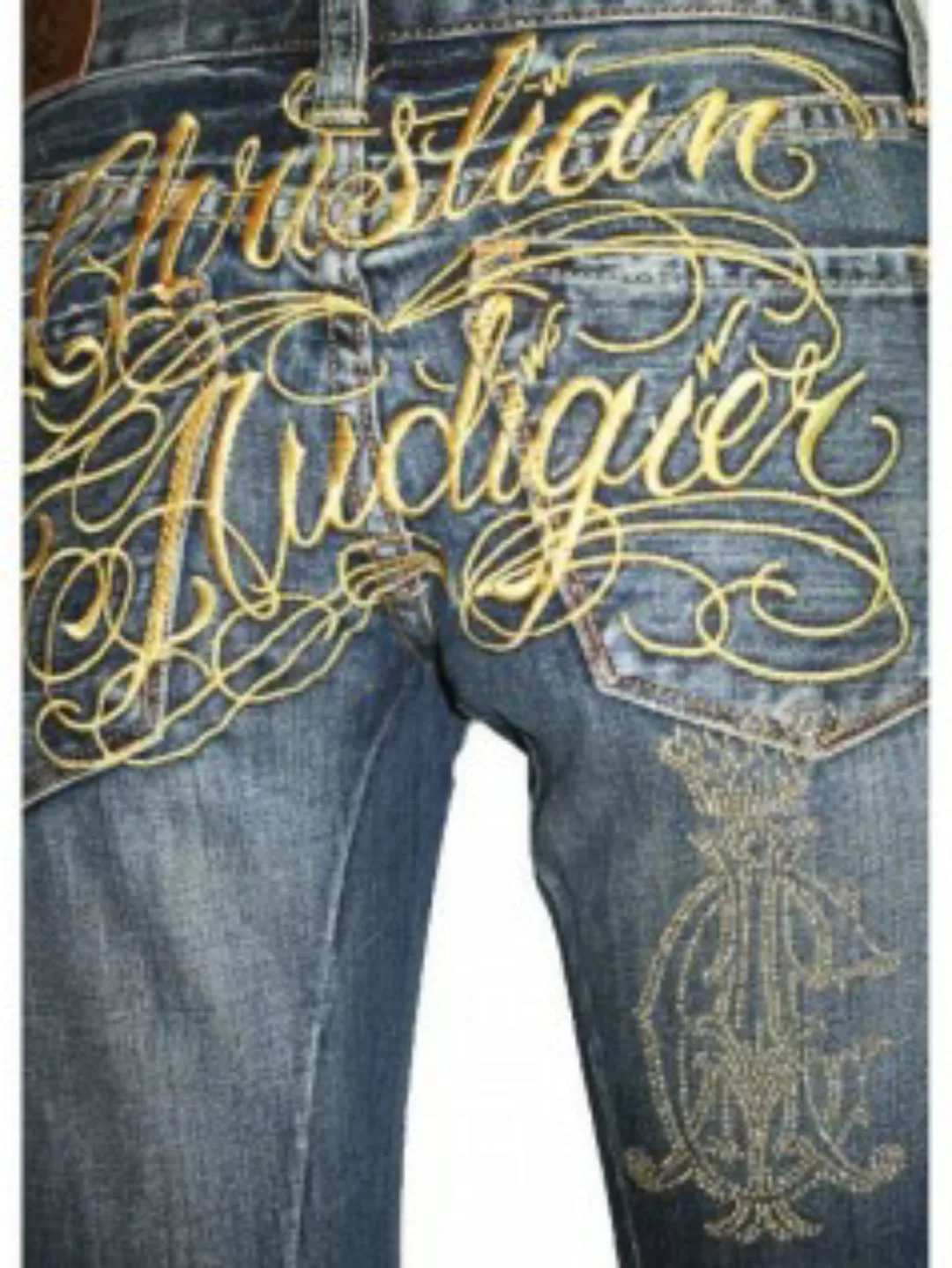 Christian Audigier Damen Strass Jeans (26) günstig online kaufen