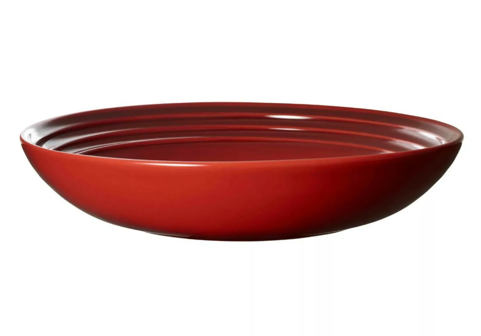 Le Creuset Suppenteller Steinzeug Kirschrot 22cm günstig online kaufen