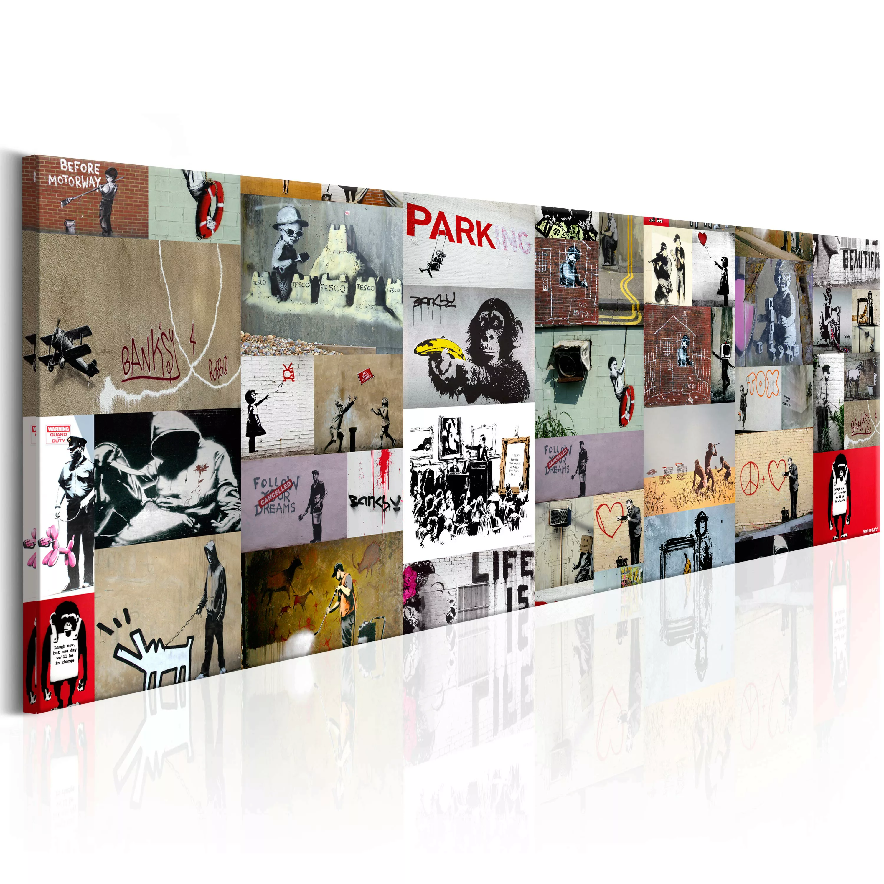 Wandbild - Art Of Collage: Banksy Ii günstig online kaufen