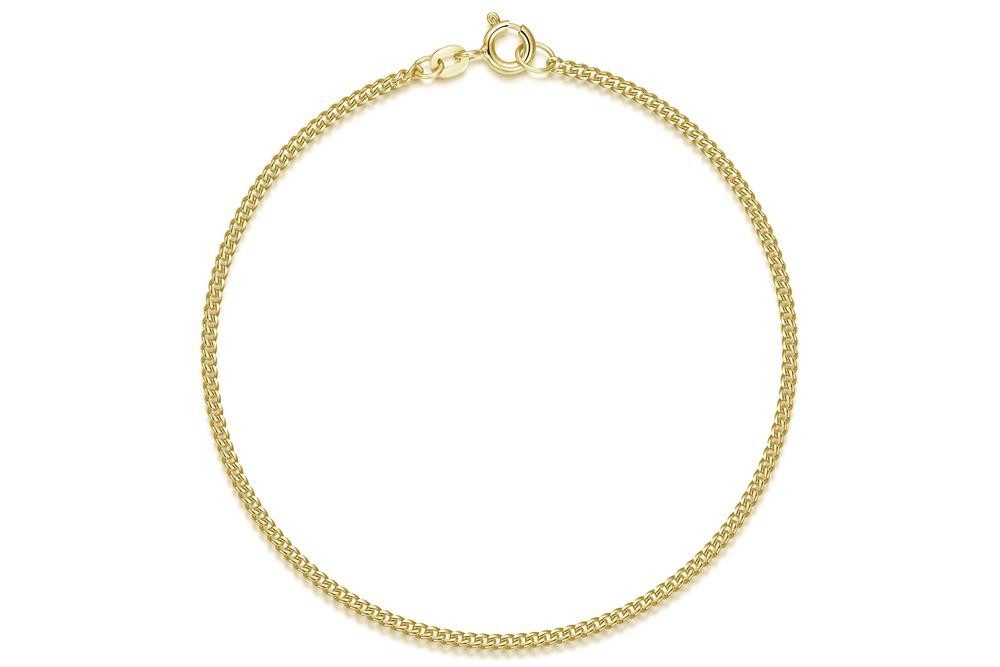 Silberkettenstore Goldarmband Panzerkette Armband 1,7mm - günstig online kaufen