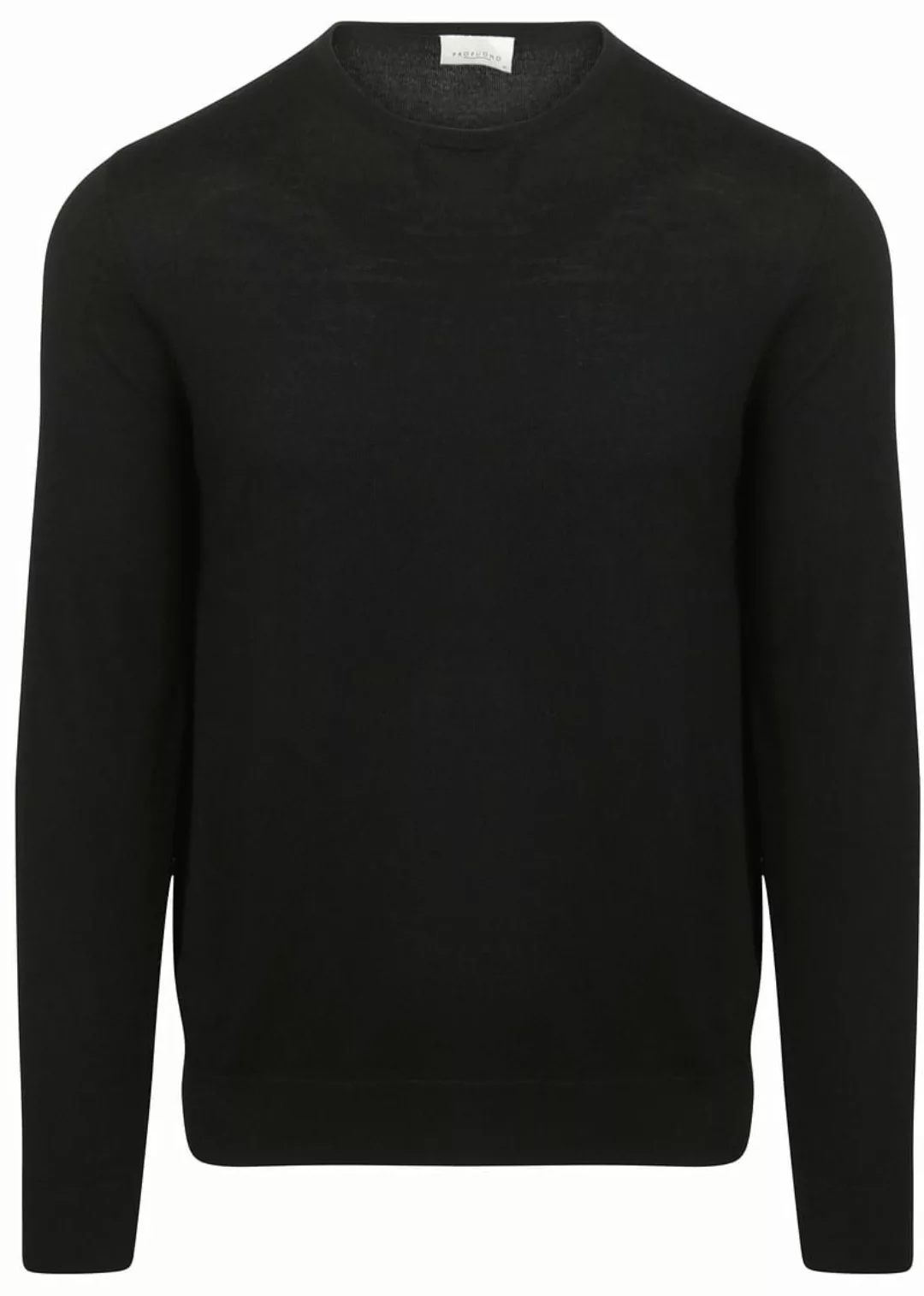 Profuomo Pullover Merinowolle Schwarz - Größe XL günstig online kaufen