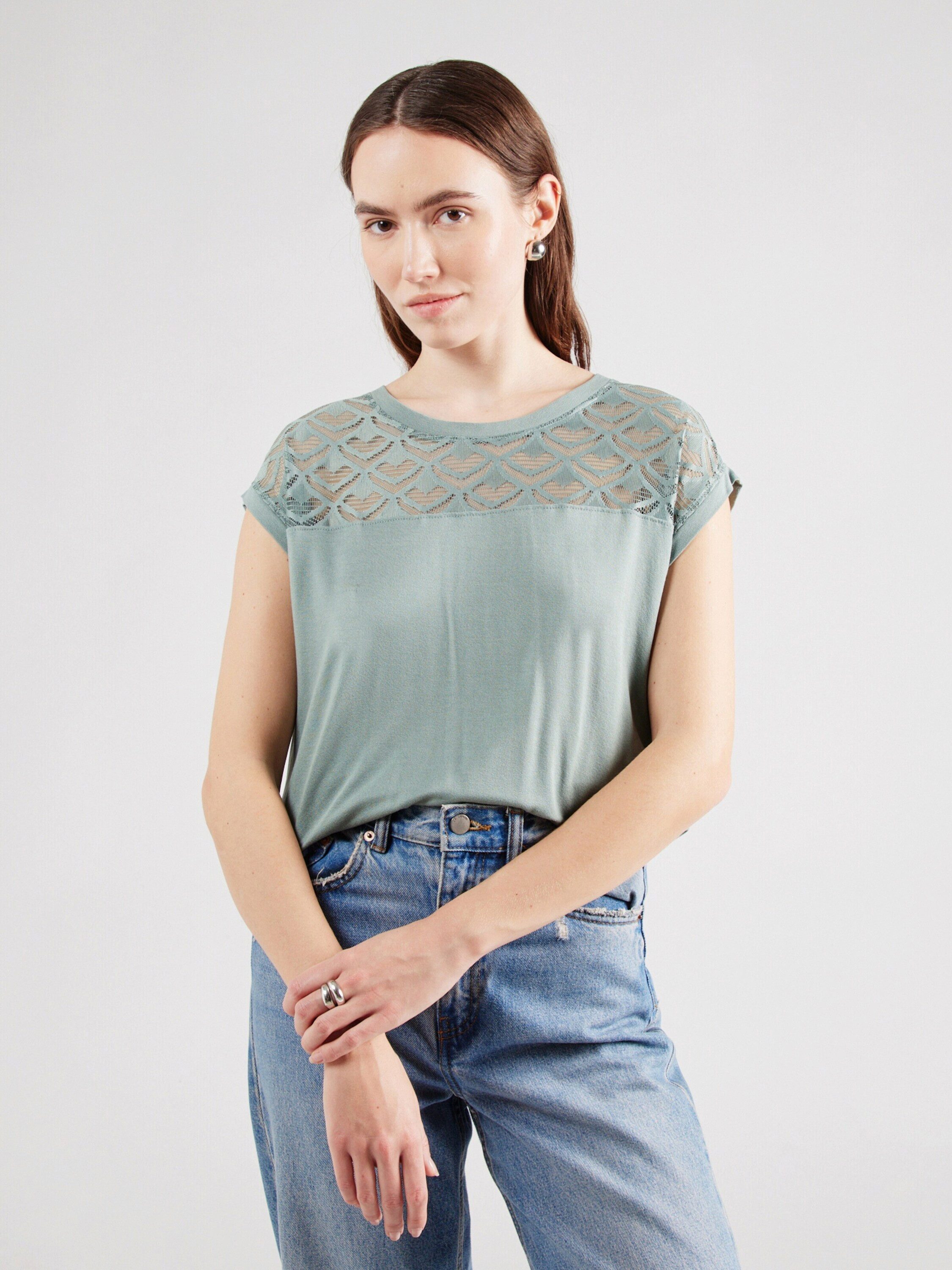 ONLY Spitzenshirt "ONLNICOLE – Spitzendetails für eleganten Auftritt im All günstig online kaufen
