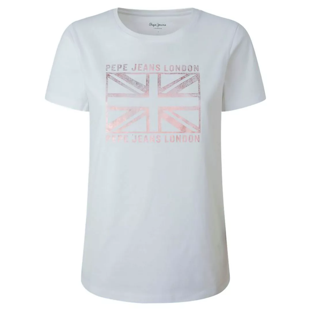 Pepe Jeans Zeldas Kurzärmeliges T-shirt S White günstig online kaufen