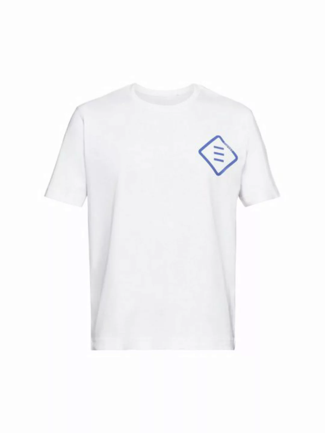 Esprit T-Shirt Logo-T-Shirt aus Baumwolljersey (1-tlg) günstig online kaufen