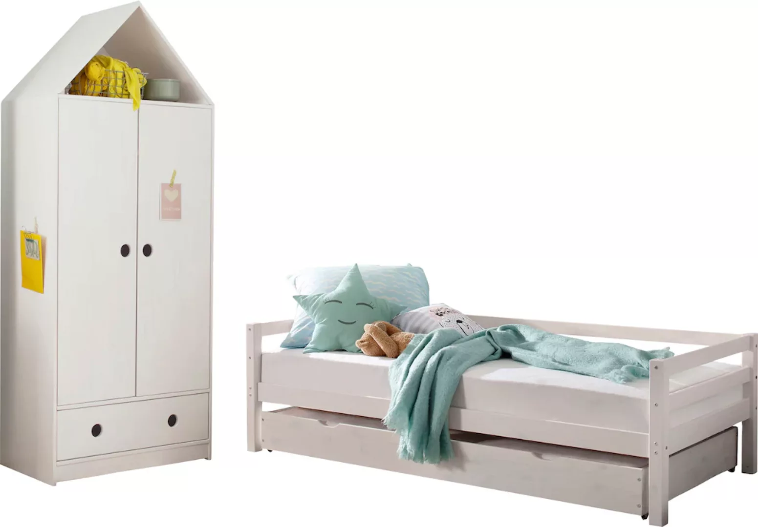 Lüttenhütt Jugendzimmer-Set "Alpi", (Spar-Set, 2 tlg.), Daybed mit 2. Liege günstig online kaufen