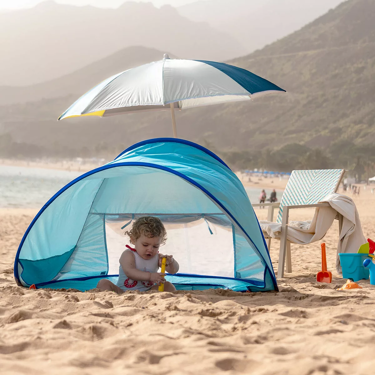 Strandzelt Für Kinder Mit Pool Tenfun Innovagoods günstig online kaufen