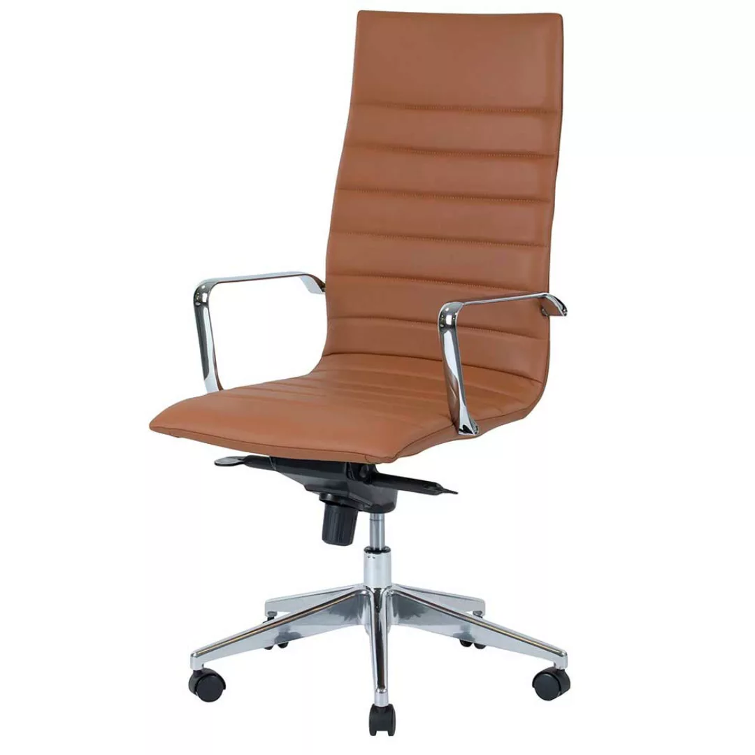 Bürodrehstuhl mit hoher Rückenehne höhenverstellbarem Sitz günstig online kaufen