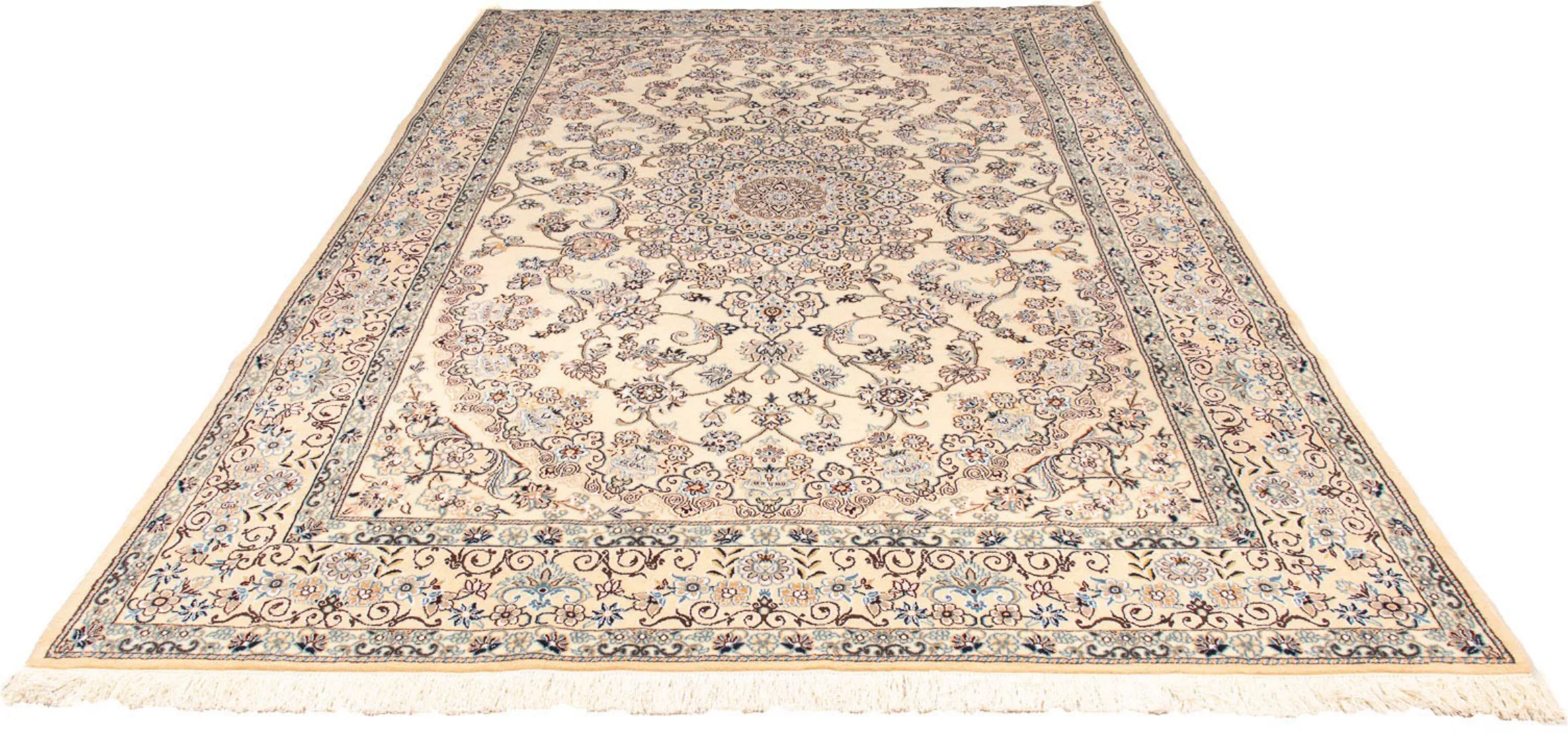 morgenland Orientteppich »Perser - Nain - Royal - 312 x 204 cm - beige«, re günstig online kaufen