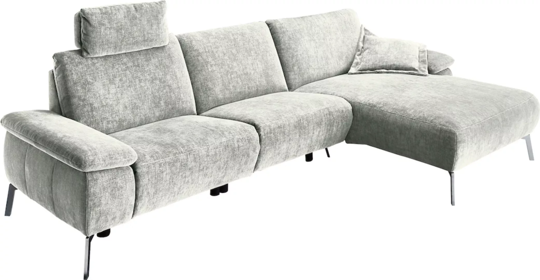 INOSIGN Ecksofa »Bellini L-Form«, teilmotorische Relaxfunktion an 1 Element günstig online kaufen