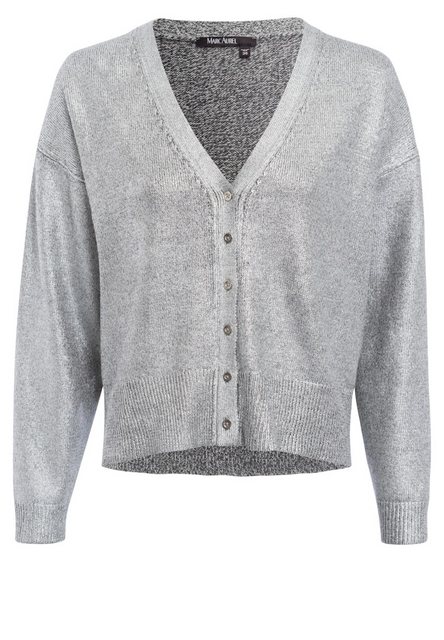 MARC AUREL Strickjacke Strick grey melange varied günstig online kaufen