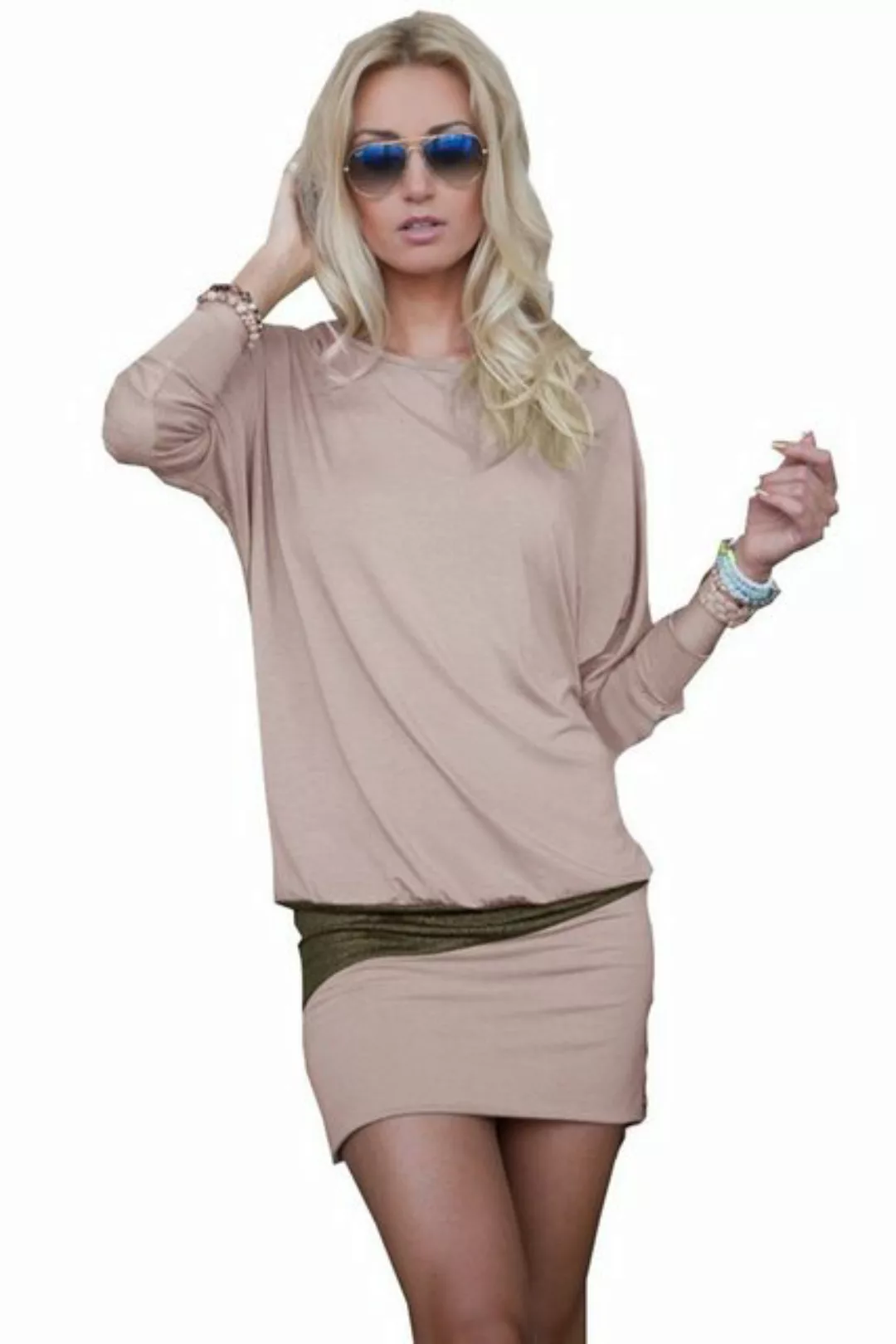 Mississhop Partykleid Damen Minikleid festlich Glitzer Kleid Pulli Tunika S günstig online kaufen