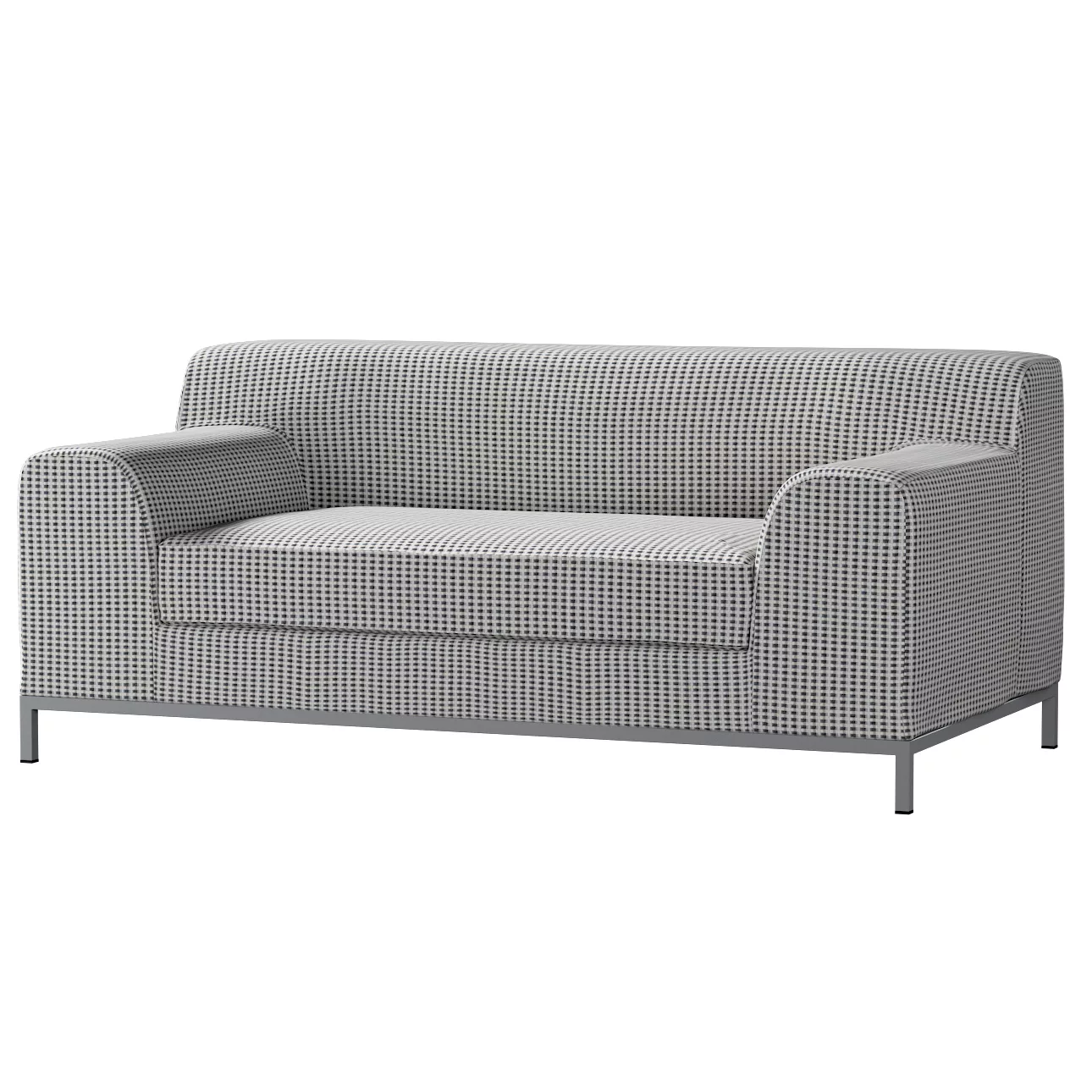 Bezug für Kramfors 2-Sitzer Sofa, schwarz-beige, Sofahusse, Kramfors 2-Sitz günstig online kaufen