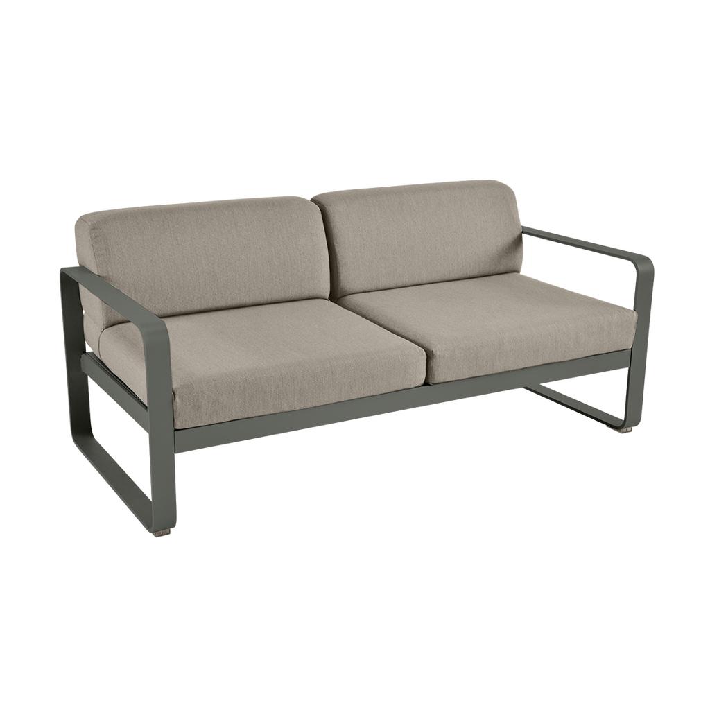 Bellevie Lounge-Sofa 2-Sitzer 48 Rosmarin B8 Taupegrau günstig online kaufen