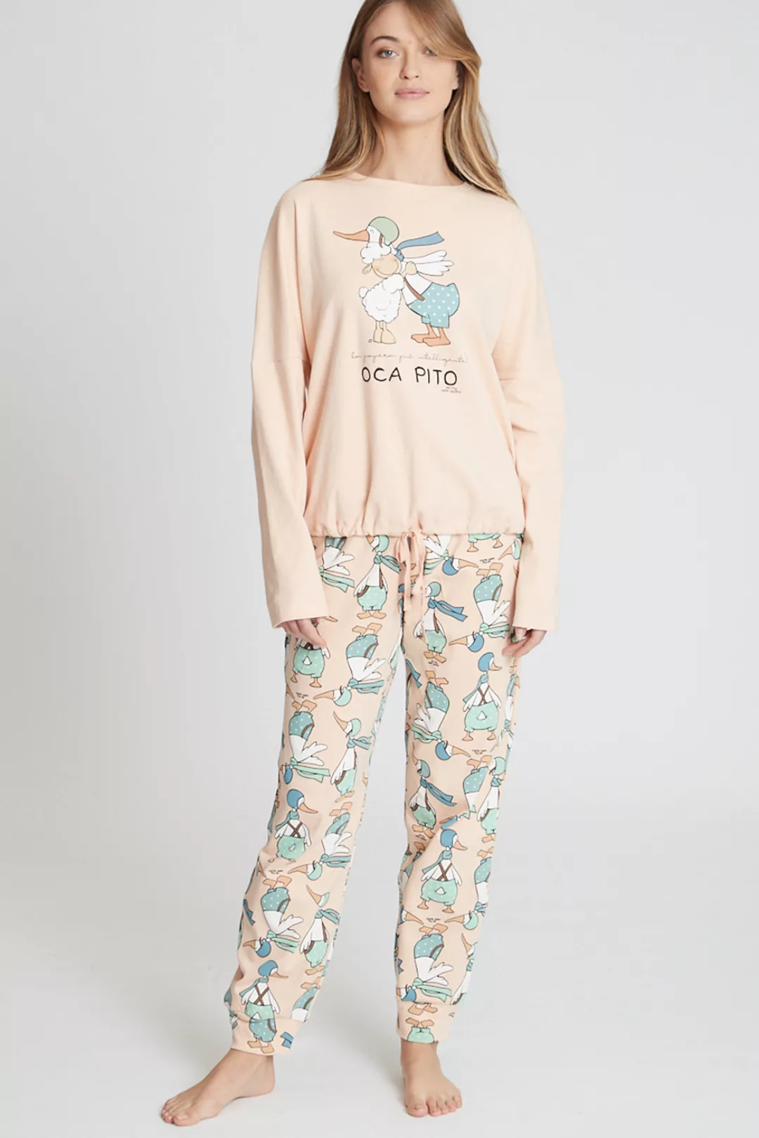 Happy People Pyjama - Oca Happy Night 42 mehrfarbig günstig online kaufen