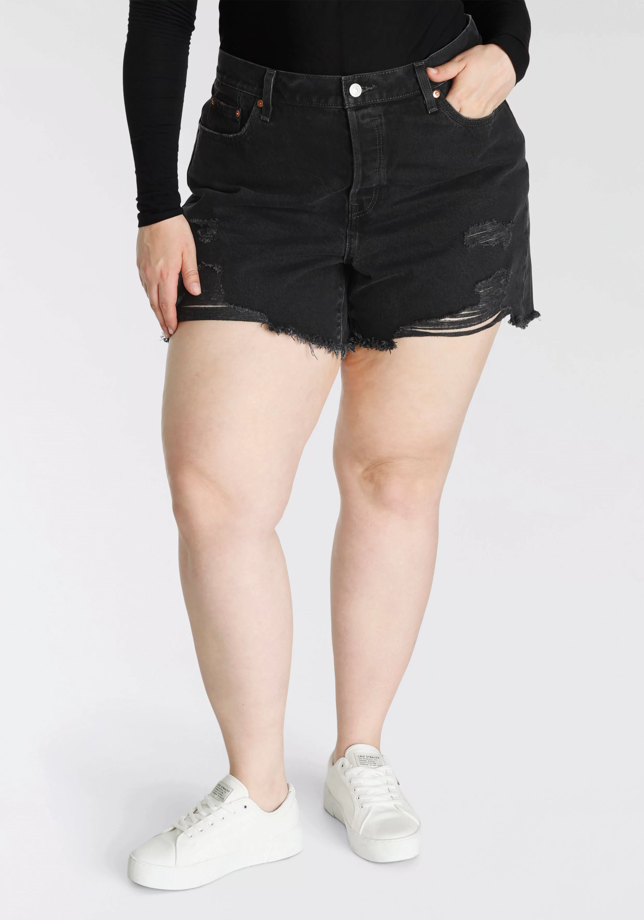 Levis Plus Jeansshorts "PL 501 ORIGINAL SHORT" günstig online kaufen