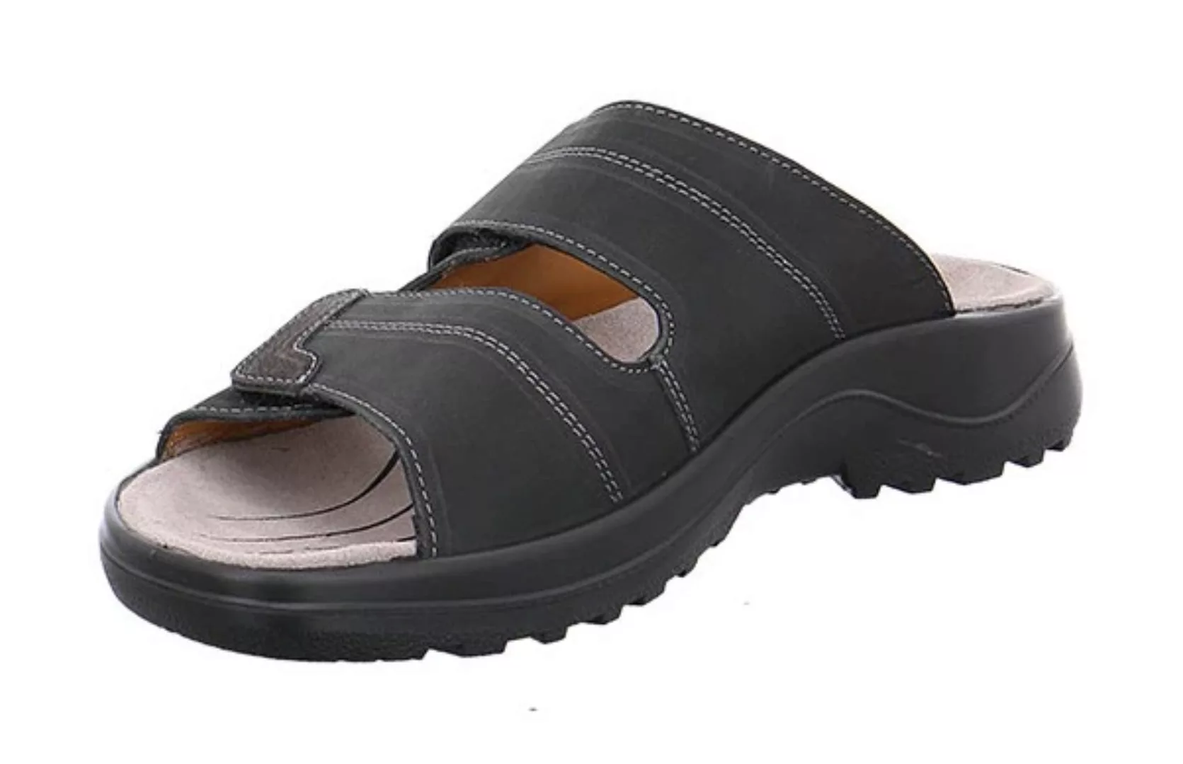 Jomos Pantolette "Liberta", Sommerschuh, Schlappen, Klettschuh, in Weite G günstig online kaufen