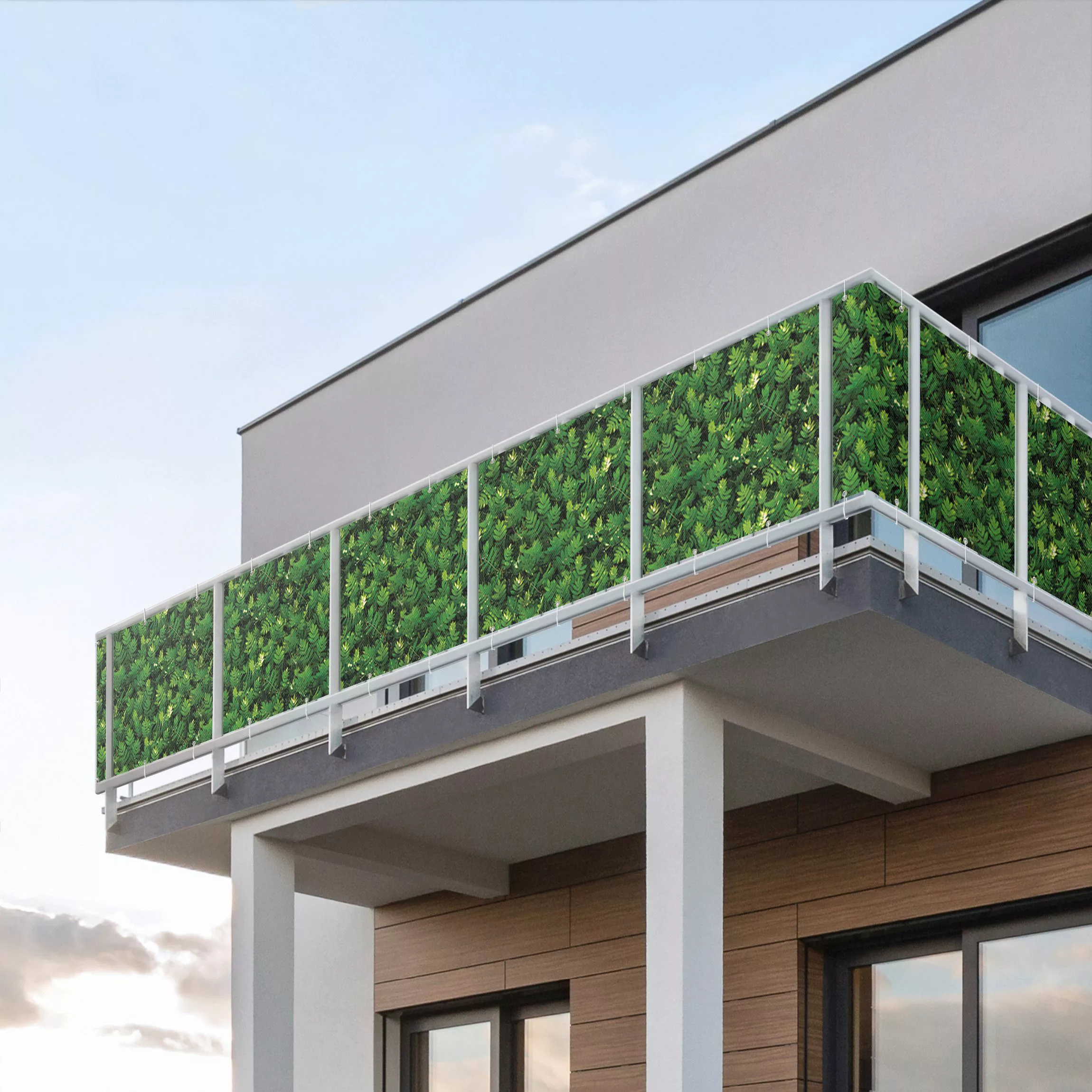 Balkon Sichtschutz Grüne Hecke günstig online kaufen