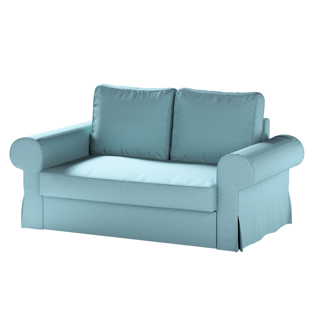 Bezug für Backabro 2-Sitzer Sofa ausklappbar, blau, Bezug für Backabro 2-Si günstig online kaufen