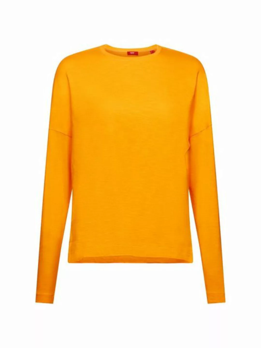 Esprit Langarmshirt Basic-Longsleeve aus Jersey (1-tlg) günstig online kaufen