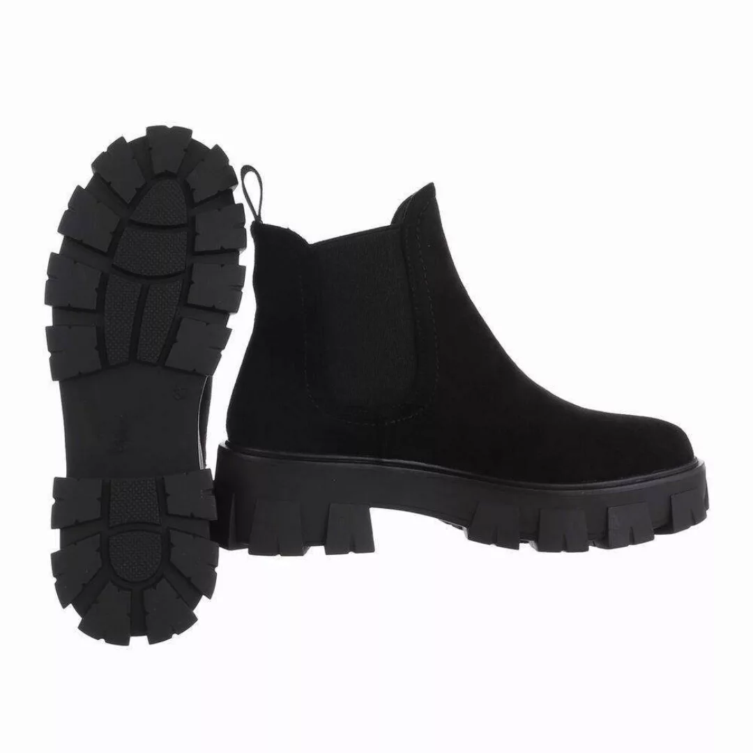 Ital-Design Damen Chelsea Freizeit Plateaustiefelette (76772022) günstig online kaufen