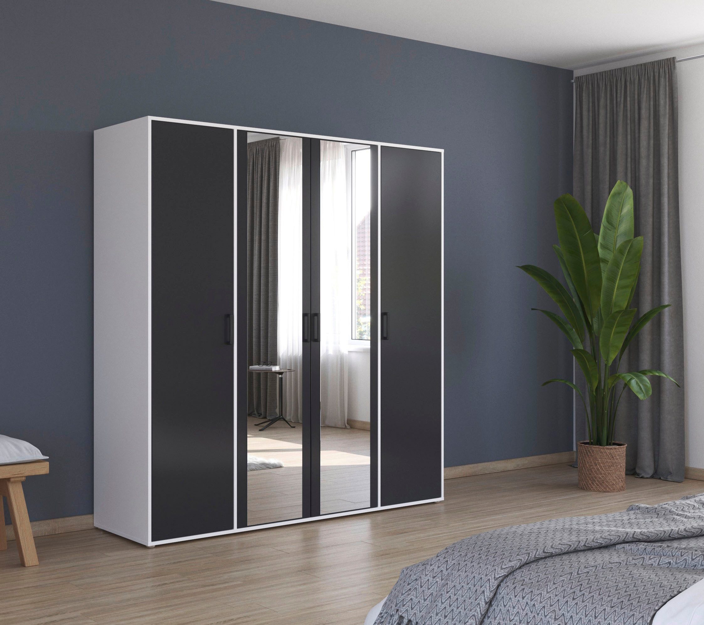 rauch Drehtürenschrank "Kleiderschrank Schrank Garderobe Wäscheschrank VOYA günstig online kaufen