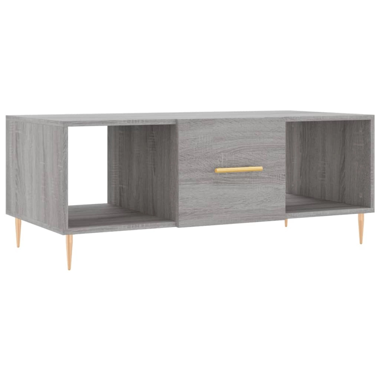 vidaXL Couchtisch Grau Sonoma 102x50x40 cm Holzwerkstoff Modell 2 günstig online kaufen