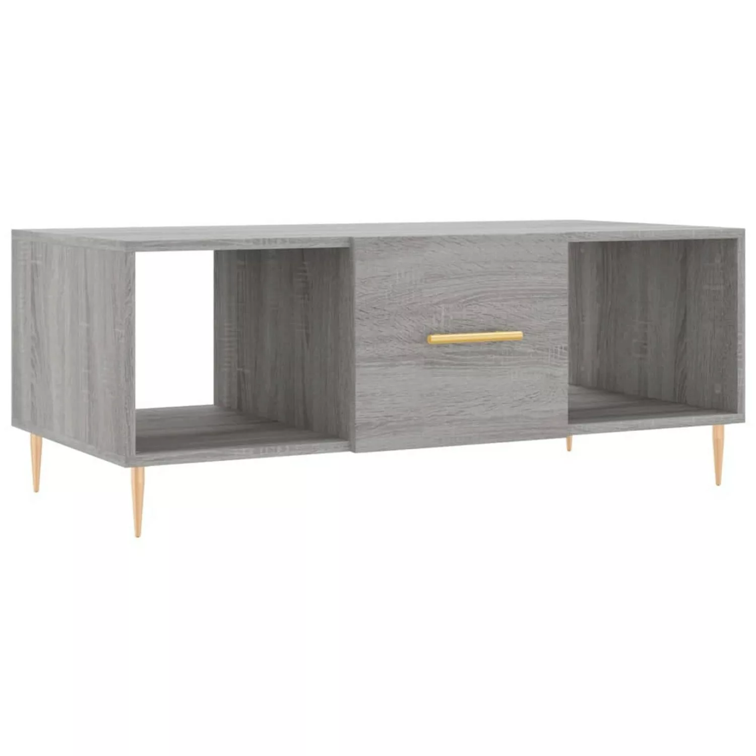 vidaXL Couchtisch Grau Sonoma 102x50x40 cm Holzwerkstoff Modell 2 günstig online kaufen