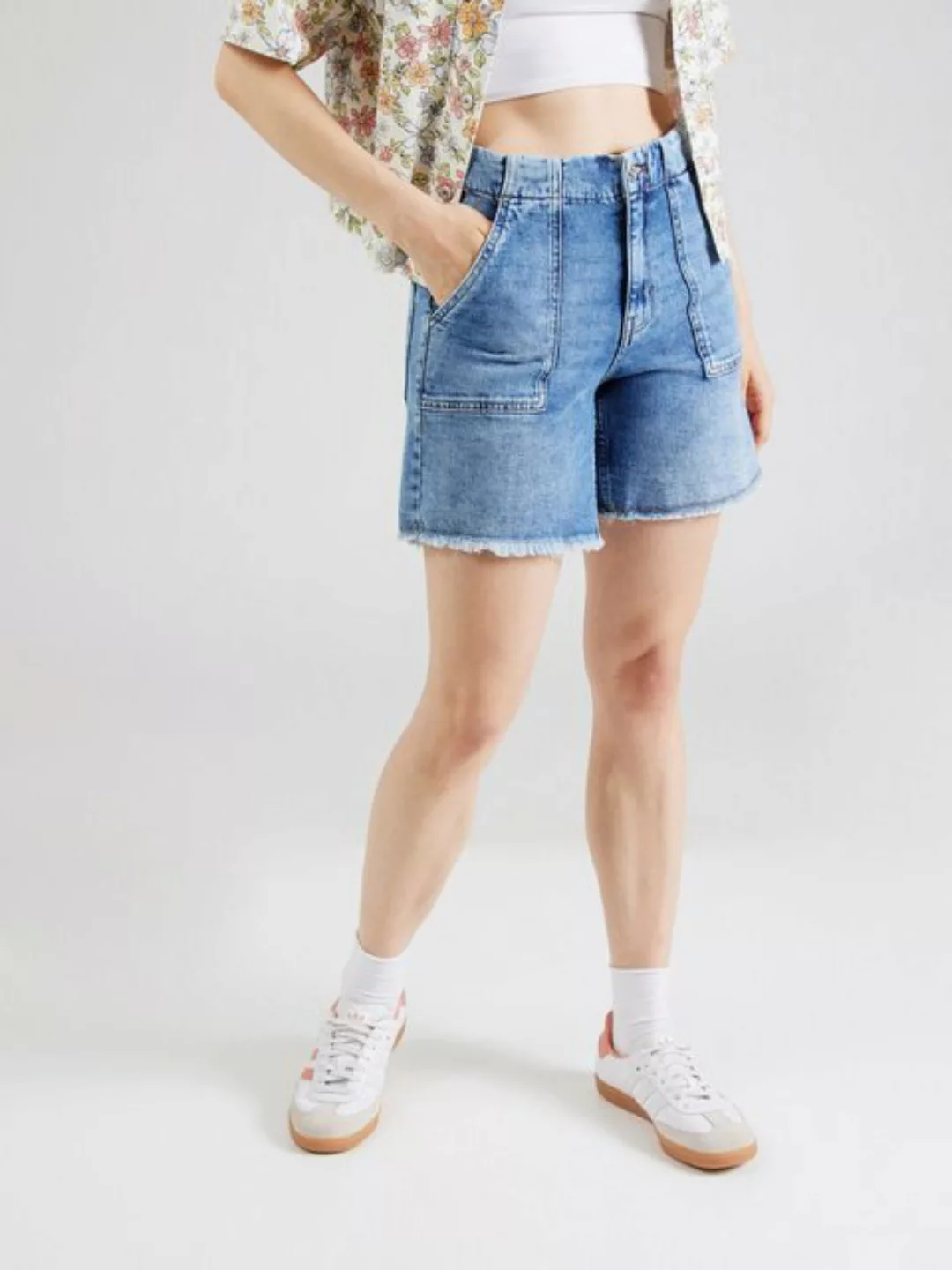 ONLY Jeansshorts ONLSEPORA (1-tlg) Fransen günstig online kaufen