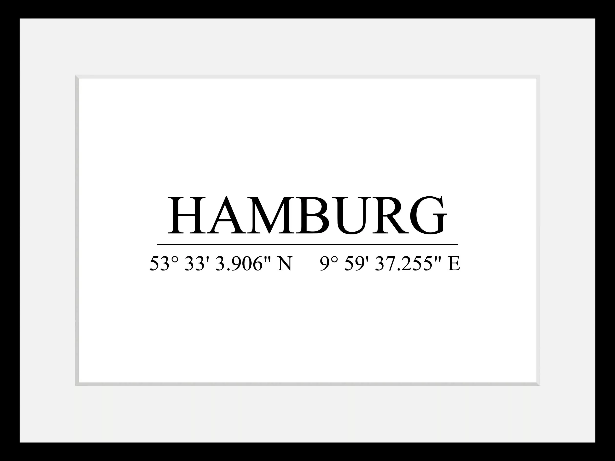 queence Bild "HAMBURG", Städte, (1 St.) günstig online kaufen