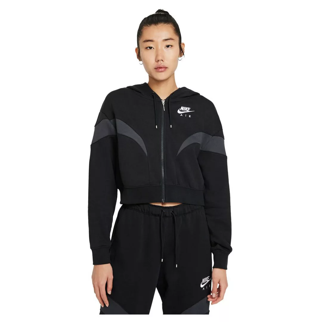 Nike Sportswear Air Sweatshirt Mit Reißverschluss XL Black / Dk Smoke Grey günstig online kaufen