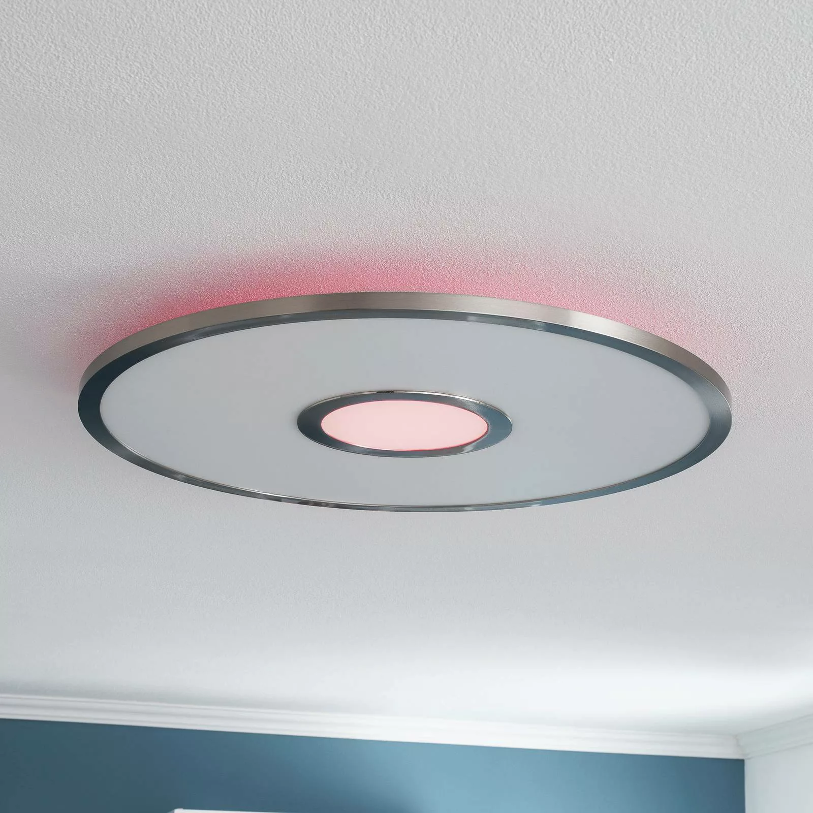 Lucande Linema LED-Deckenlampe, RGB, rund günstig online kaufen