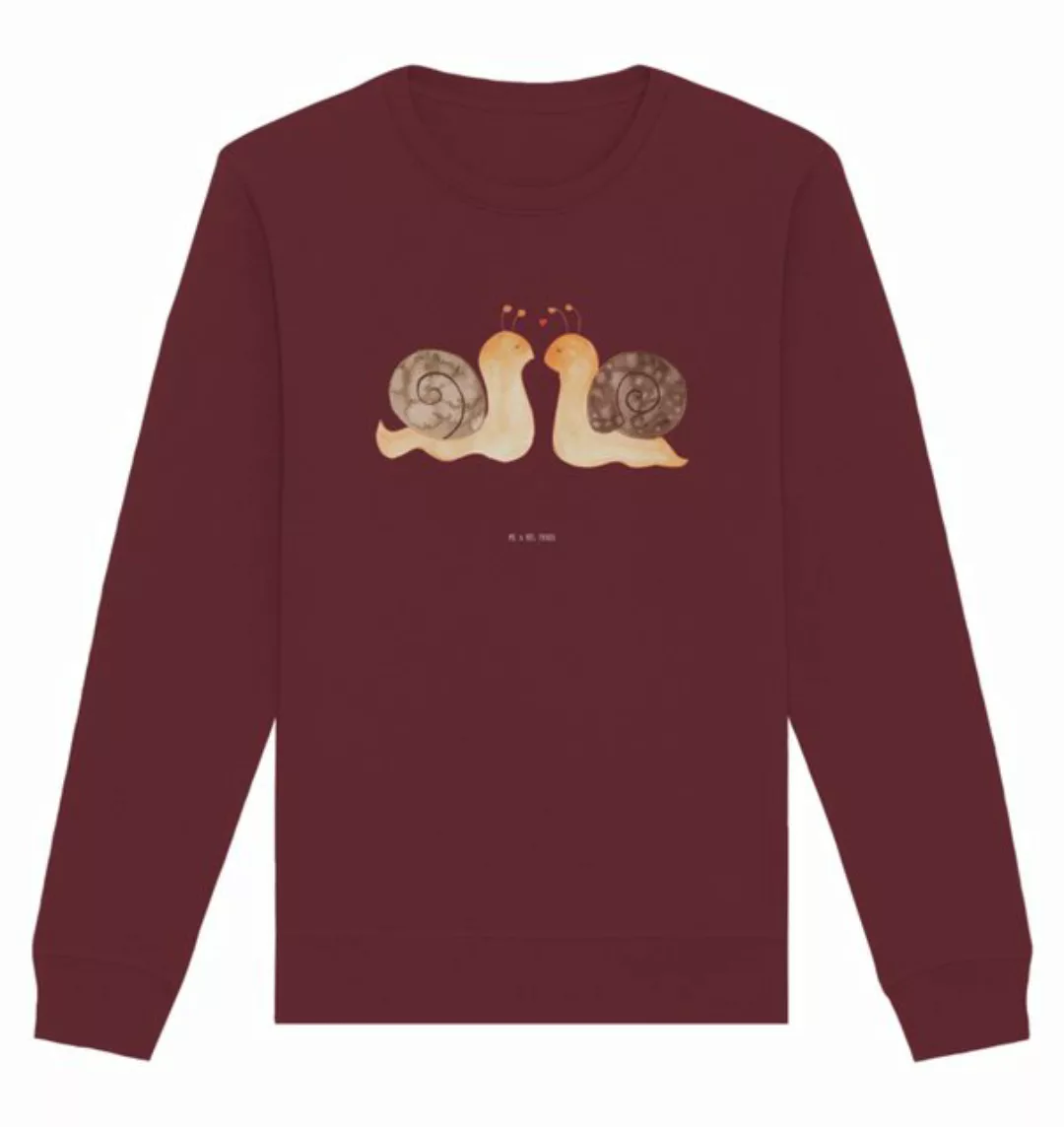 Mr. & Mrs. Panda Longpullover Größe XS Schnecken Liebe - Burgundy - Geschen günstig online kaufen