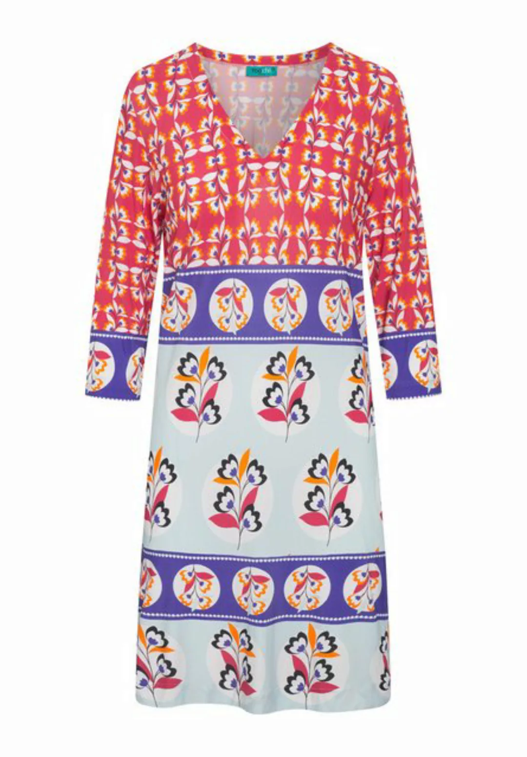 Tooche Sommerkleid Firenze Kurzes Kleid mit Blumenmotiv günstig online kaufen