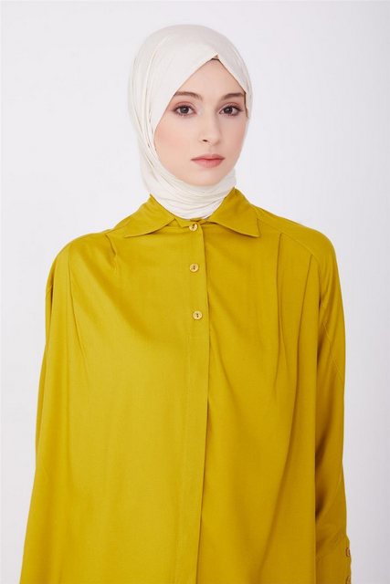 ARMİNE Hemdblusenkleid Armine-Hemd mit asymmetrischem Kragen und Falten auf günstig online kaufen
