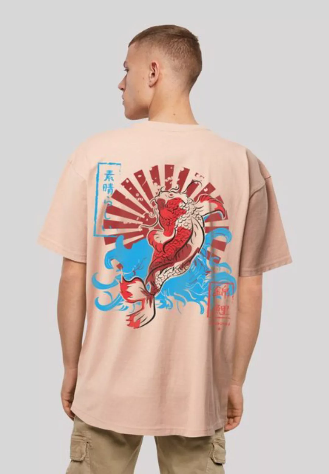 F4NT4STIC T-Shirt Japan Koi Fisch Karpfen Print günstig online kaufen