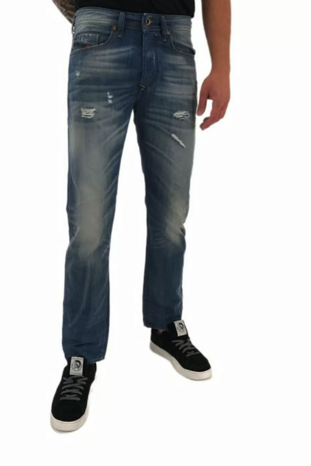 Diesel Tapered-fit-Jeans Diesel Buster 0858N Herren Jeans Hose Slim Tapered günstig online kaufen