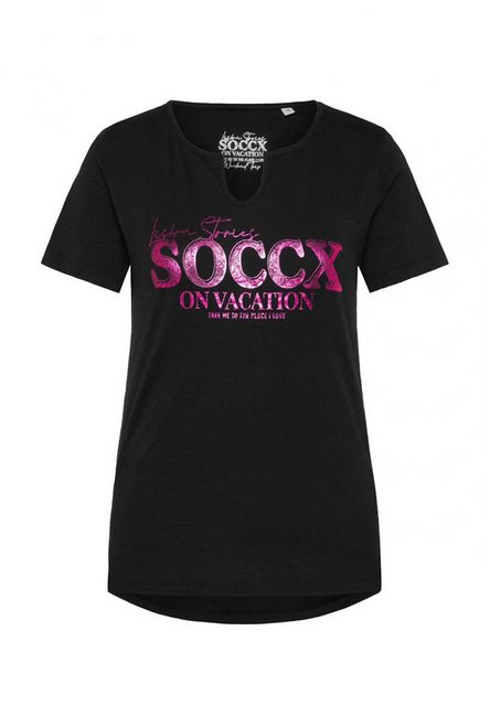 SOCCX T-Shirt T-Shirt LISBON STORIES Kurzarmshirt (1-tlg) günstig online kaufen