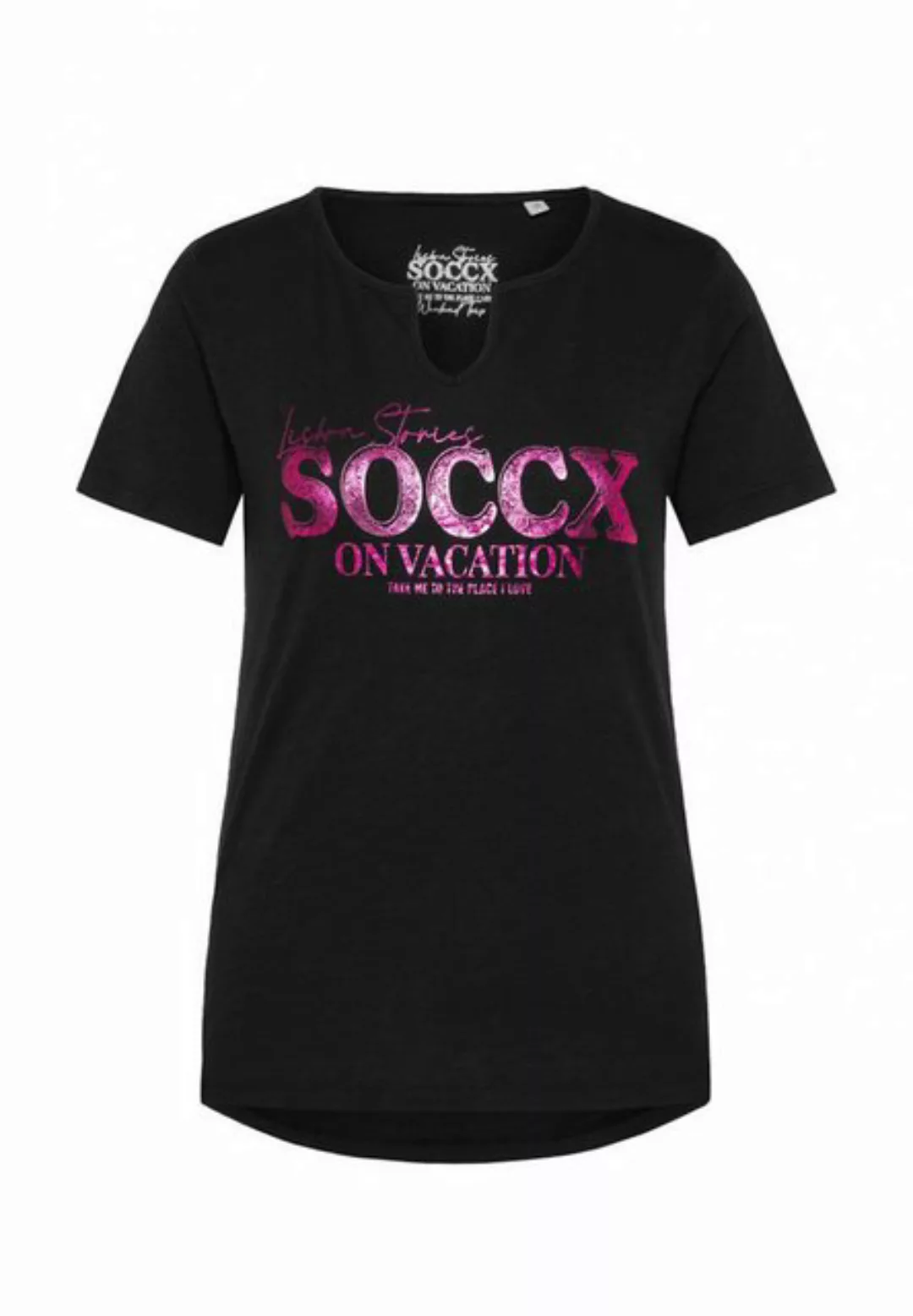 SOCCX T-Shirt T-Shirt LISBON STORIES Kurzarmshirt (1-tlg) günstig online kaufen