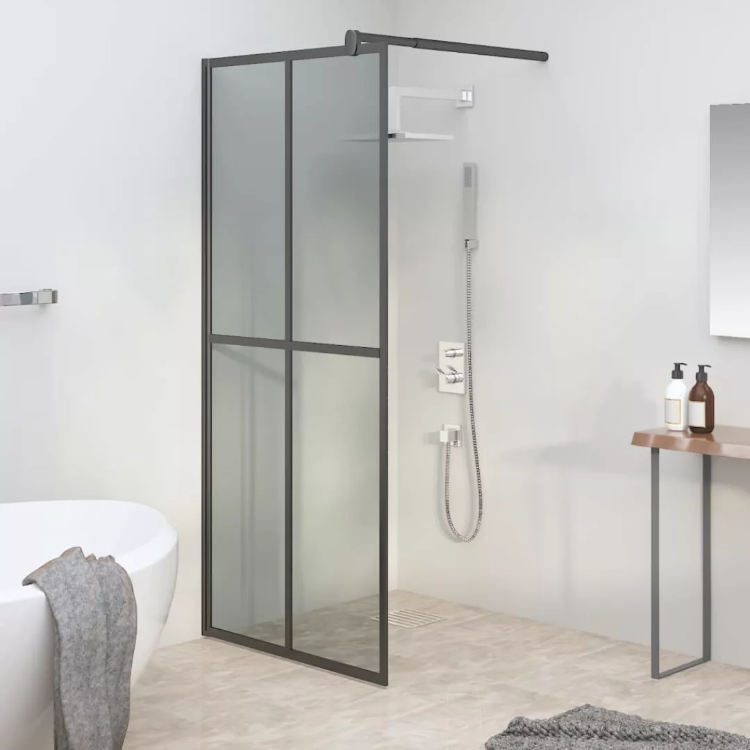 Vidaxl Duschwand Für Walk-in Dusche 80x195 Cm Dunkles Sicherheitsglas günstig online kaufen