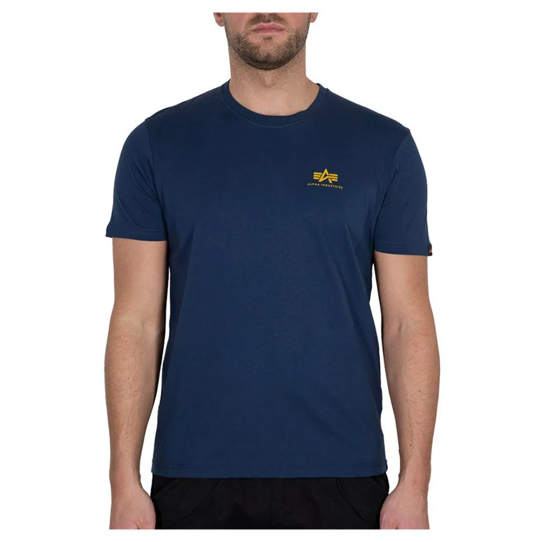 Alpha Industries Basic Small Logo Kurzärmeliges T-shirt XS New Navy günstig online kaufen