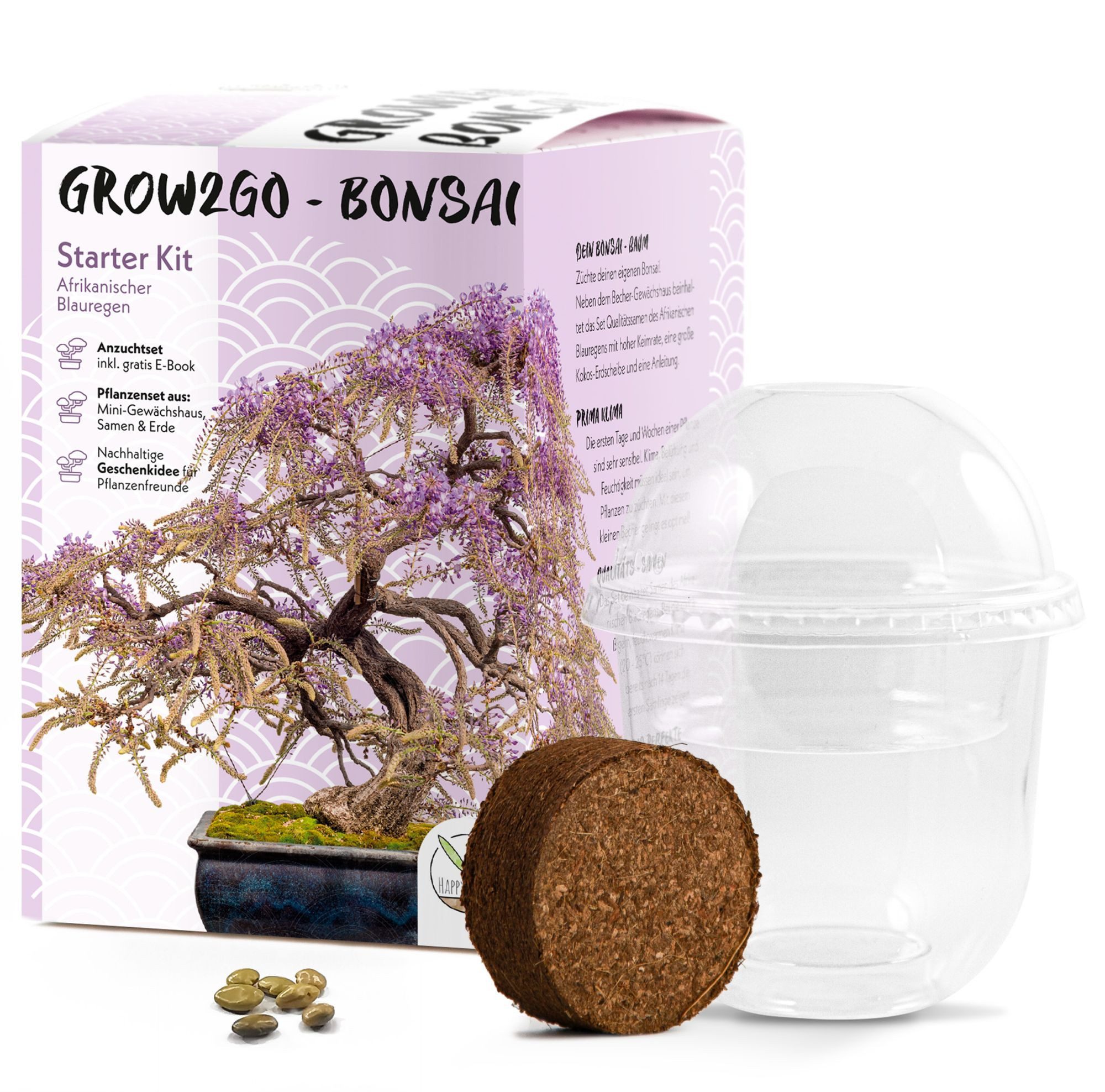 HappySeed Blumensamen GROW2GO Bonsai Starter Kit günstig online kaufen