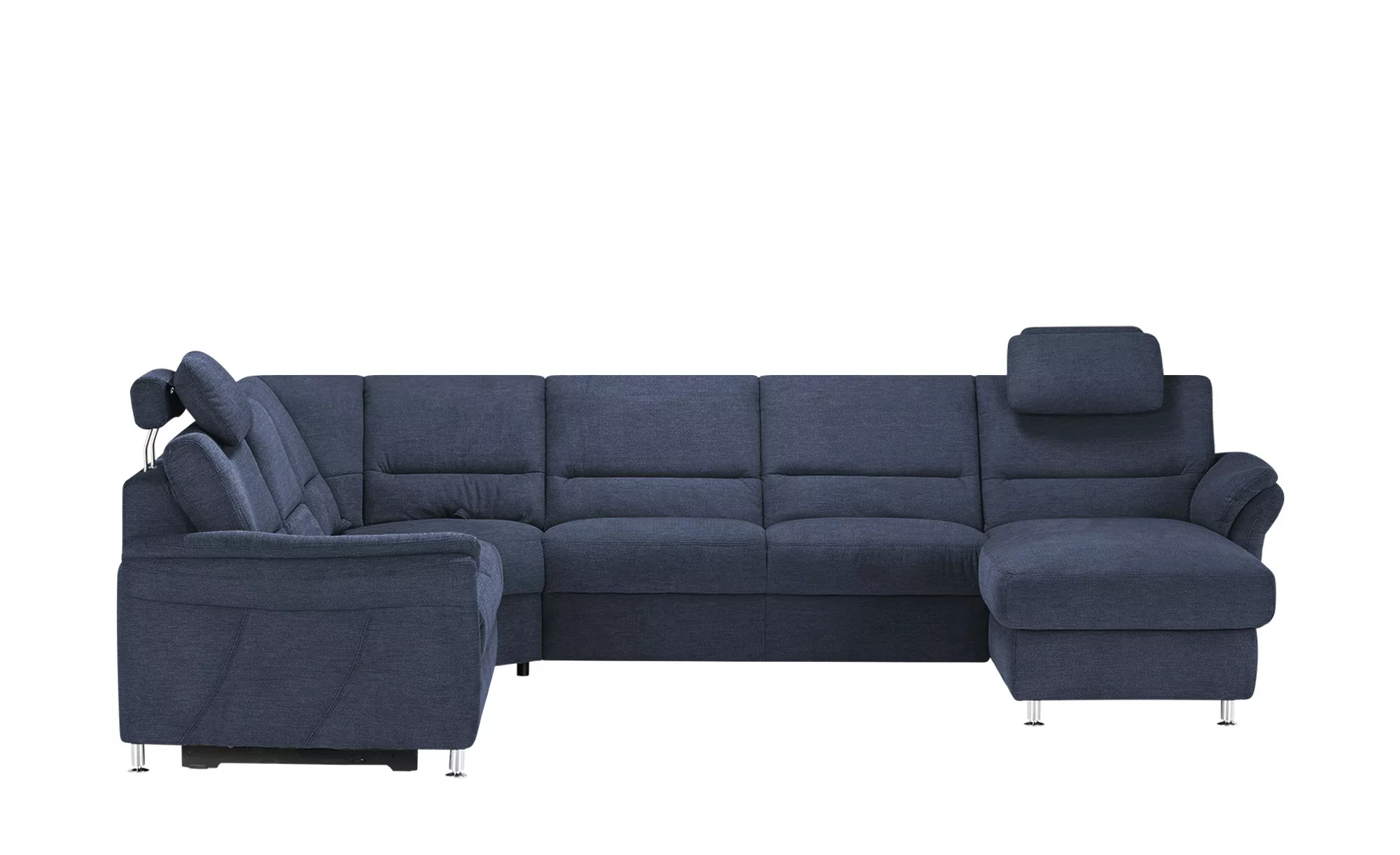 meinSofa Wohnlandschaft  Donald ¦ blau ¦ Maße (cm): B: 330 H: 89 T: 262 Pol günstig online kaufen