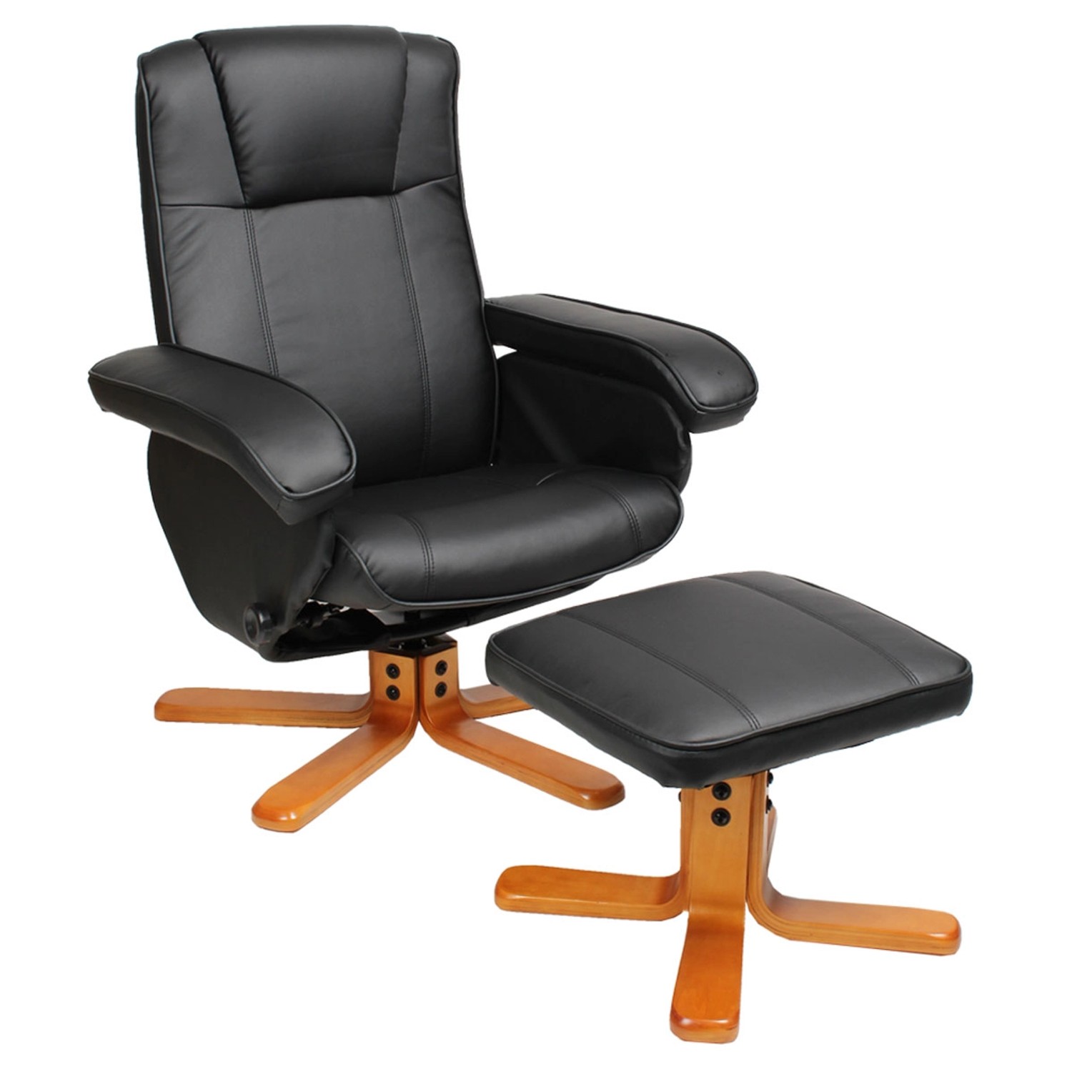Svita Charles Relaxsessel Hocker Sessel Fernsehsessel Drehsessel Holz Kunst günstig online kaufen