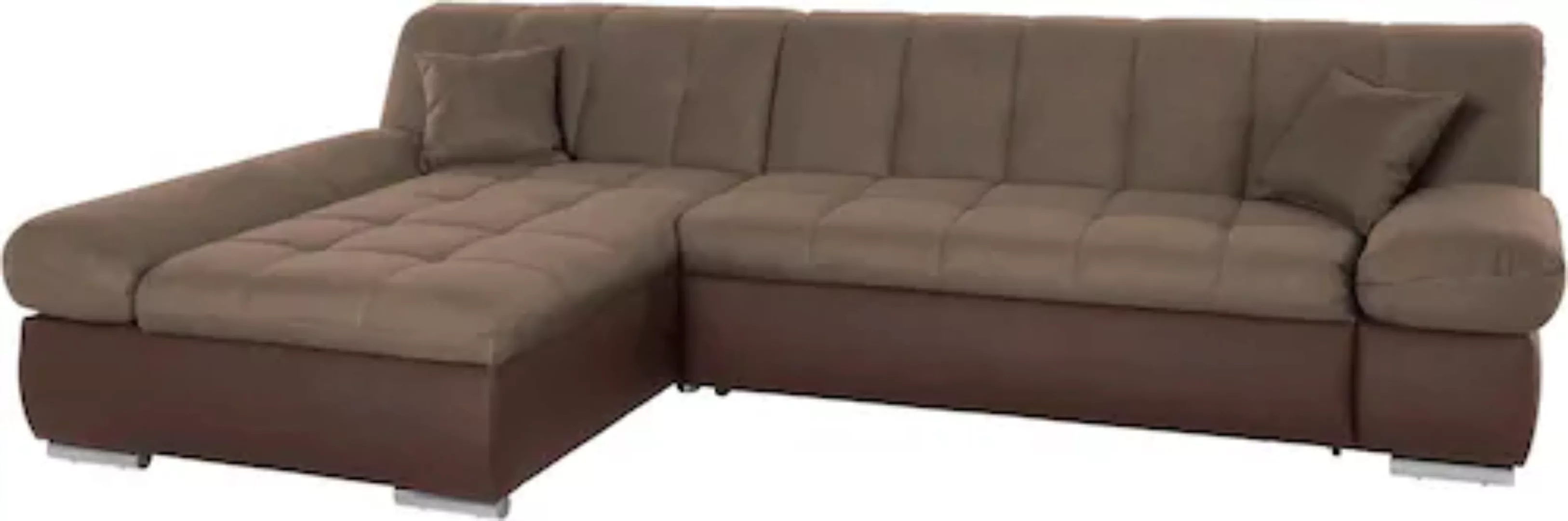 DOMO collection Ecksofa "Mona L-Form", wahlweise mit Bettfunktion günstig online kaufen