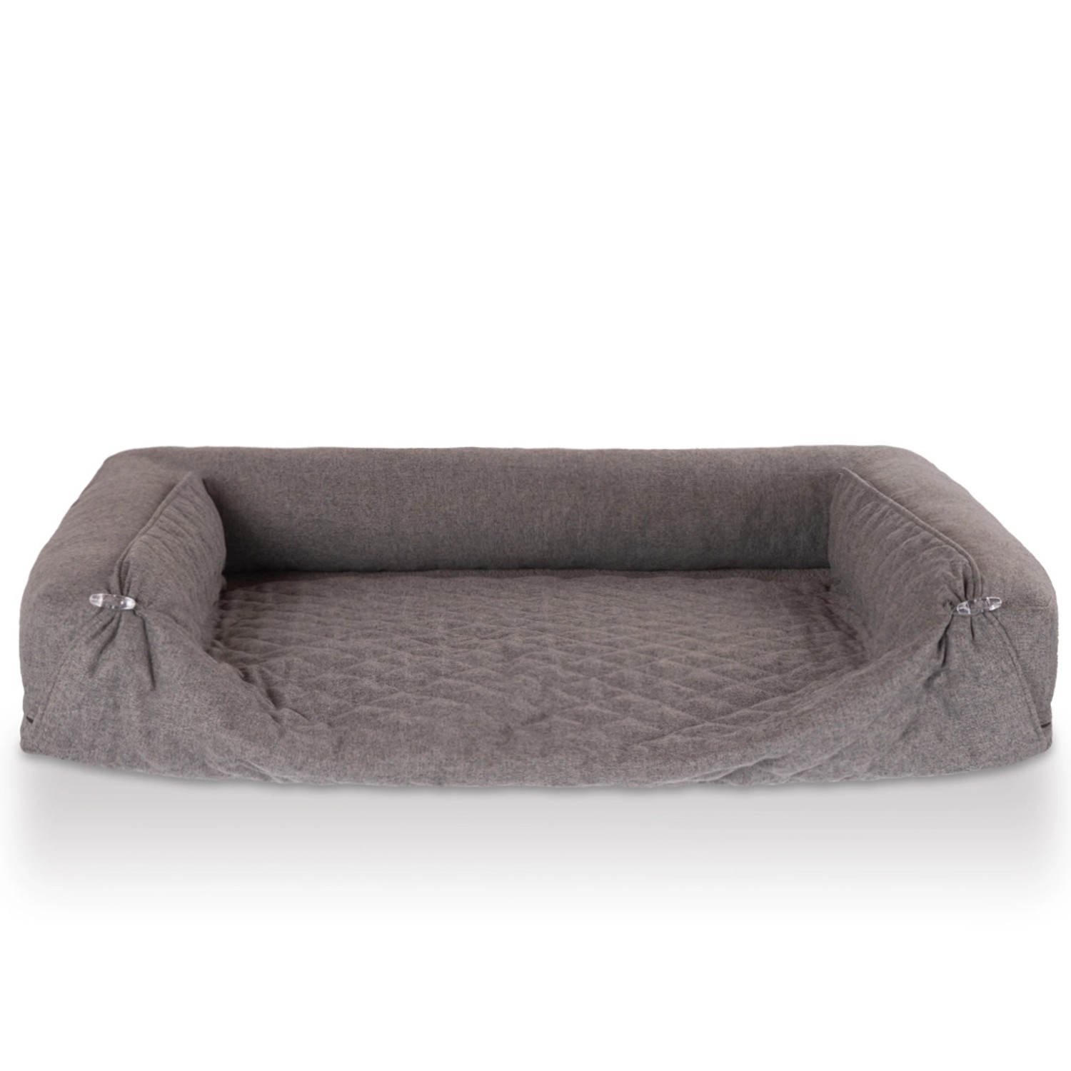 Knuffelwuff Hundebett Yona Orthopädisch Sofaschutz Velours 100 x 65cm günstig online kaufen