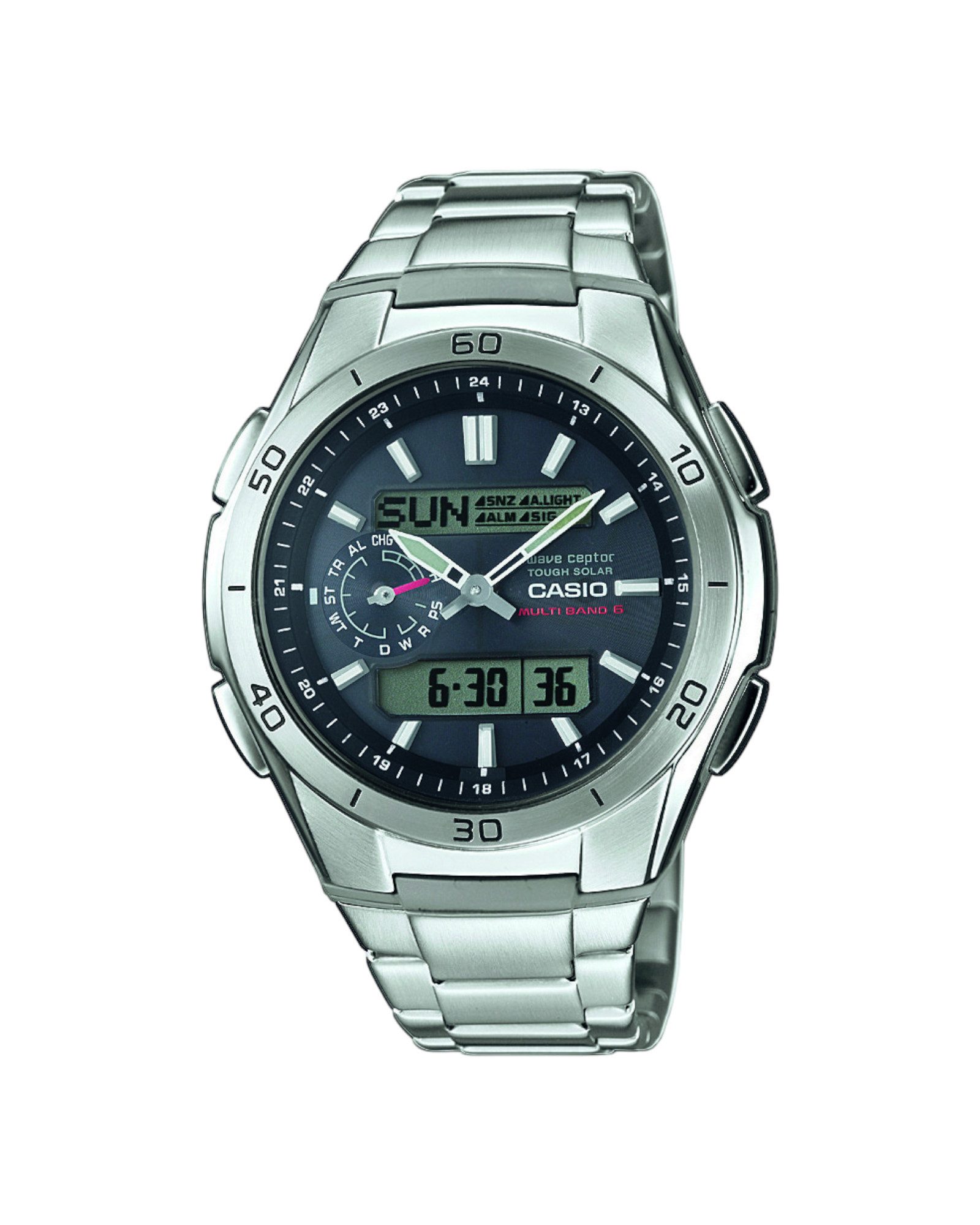 Casio Funk Funkchronograph WVA-M650D-1AER, Solaruhr, Armbanduhr, günstig online kaufen