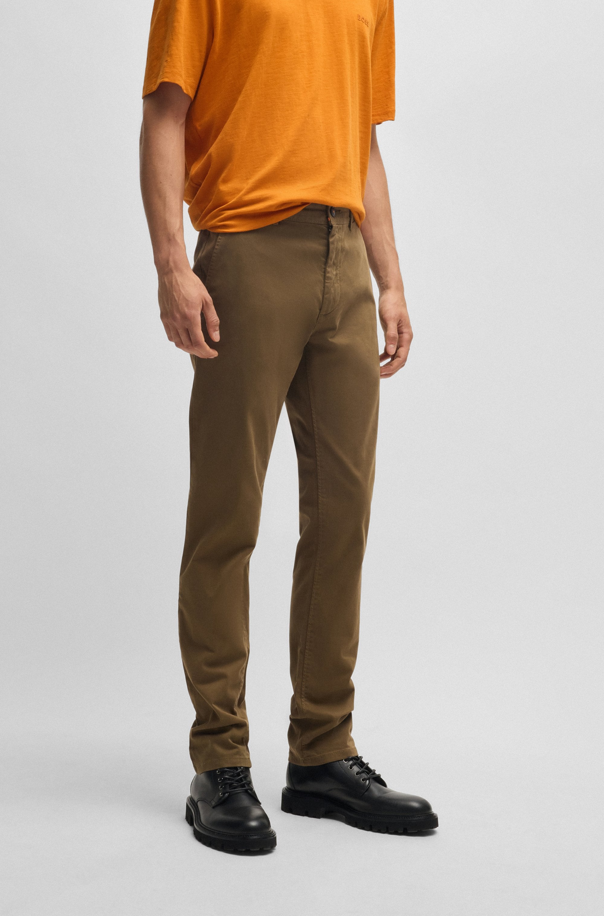 BOSS ORANGE Chinohose "Chino slim", mit Gesäßtaschen günstig online kaufen