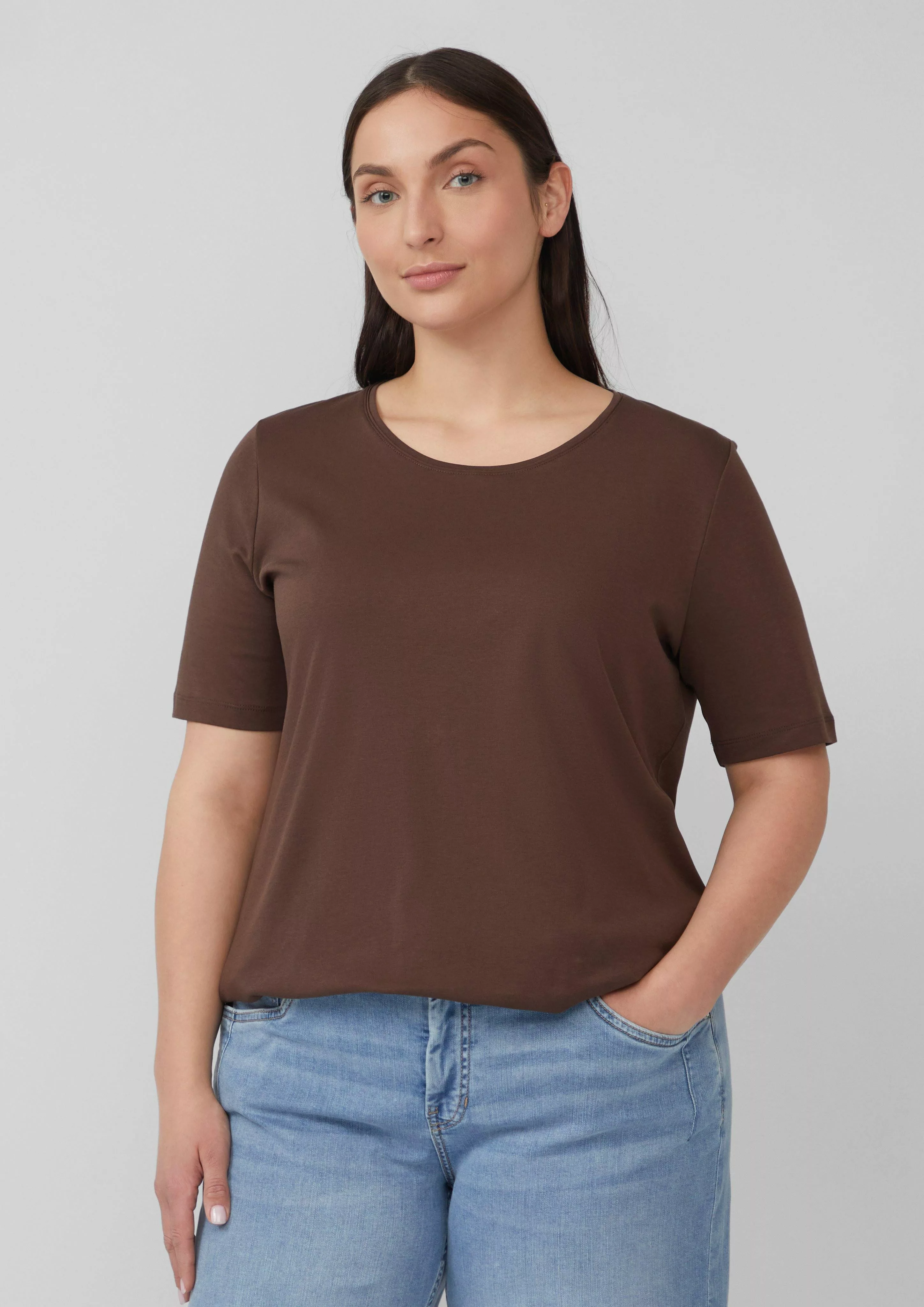 s.Oliver Kurzarmshirt T-Shirt im Slim Fit günstig online kaufen