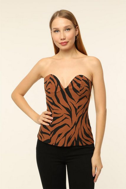 HomeStore Blusentop Zebra-Print-Bustier günstig online kaufen